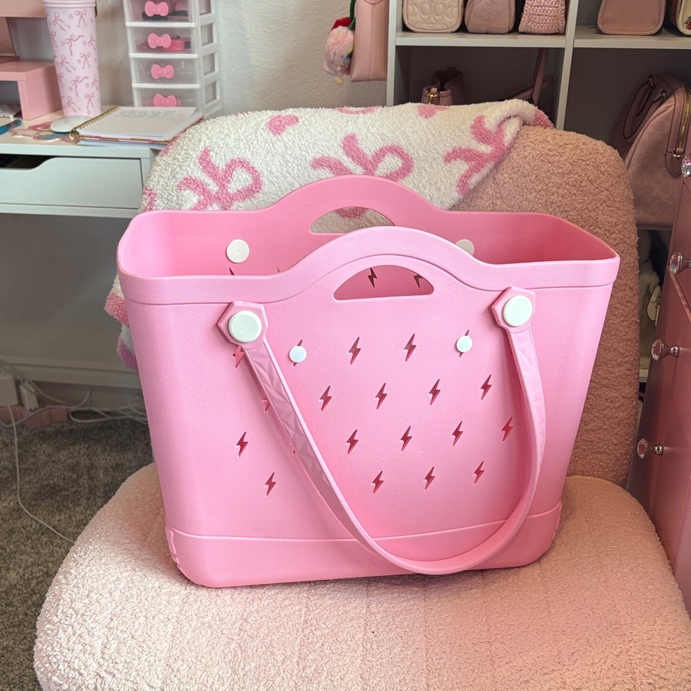 Pink Tote Bag